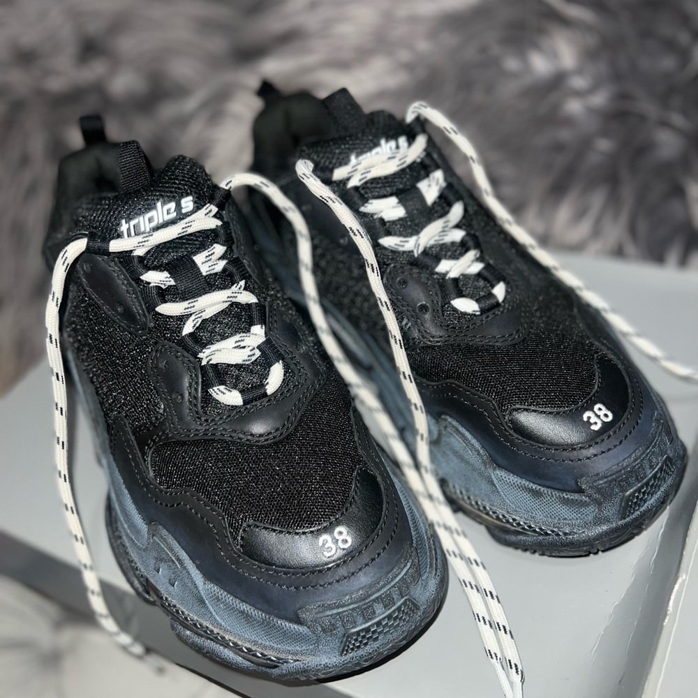 Balenciaga Women’s Track Sneakers / Triple S Sneakers US 8 / EU 38 with box - Picture 2 of 5